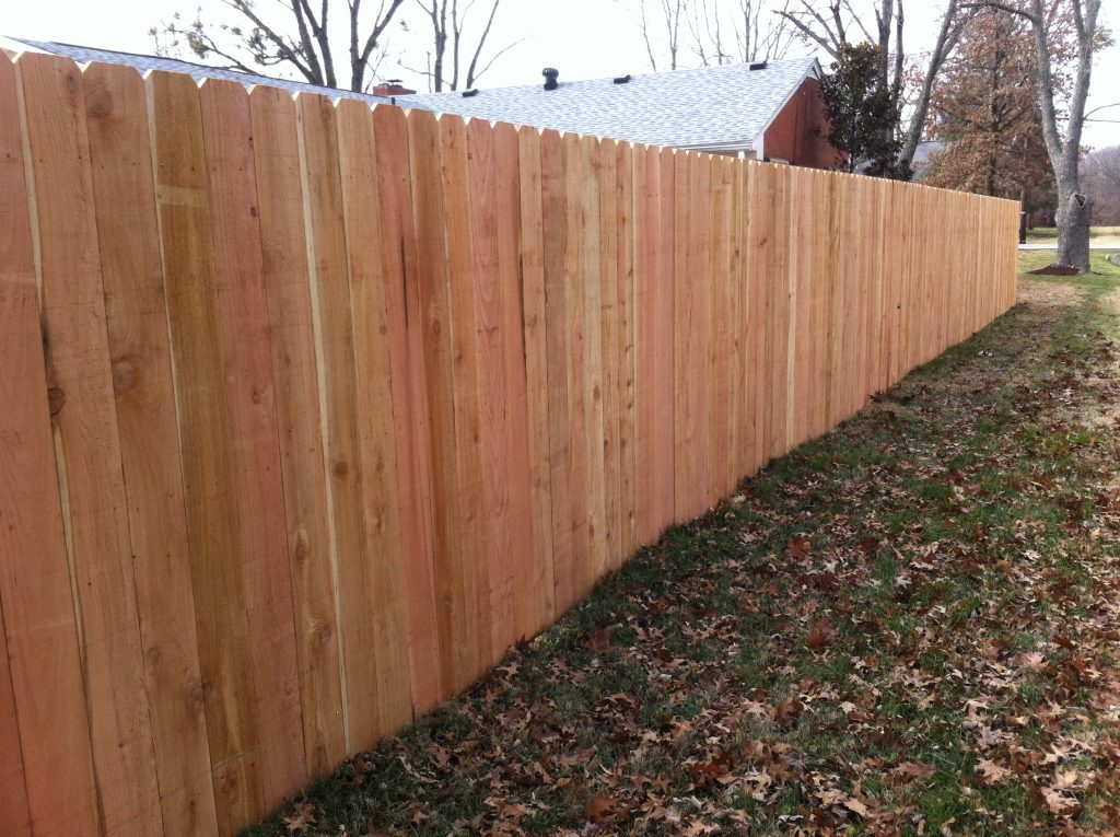 Cedar Dog Ear Privacy Fence